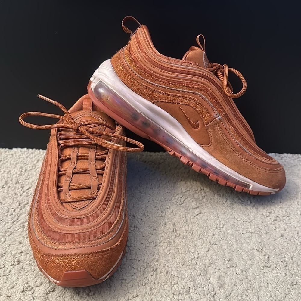 RARE Nike Air Max 97 - Dark Russet - Size Women’s 8 - Picture 6 of 12